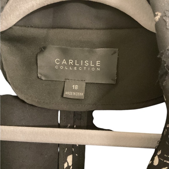 Carlisle Collection plus Sz floral jacket coat Sz 18 - Picture 3 of 4